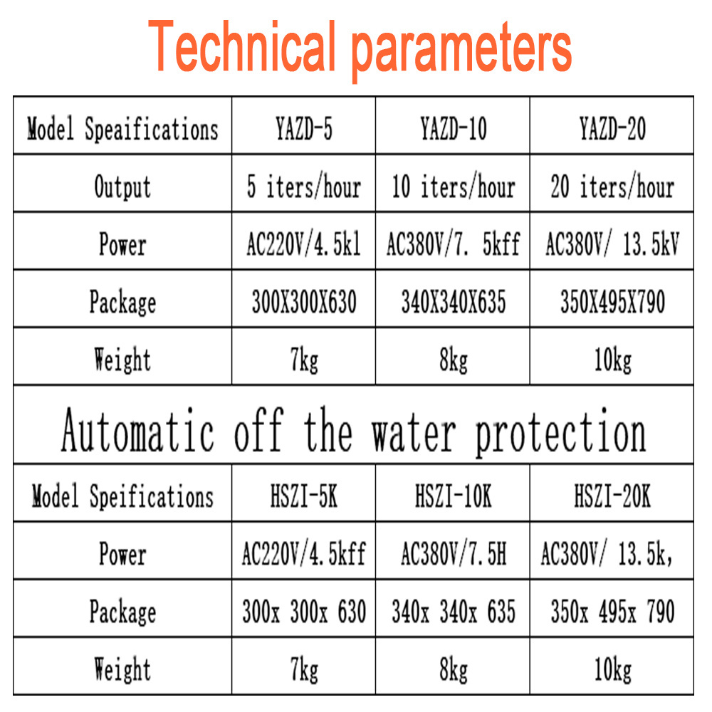 5-20L stainless steel Water Distiller