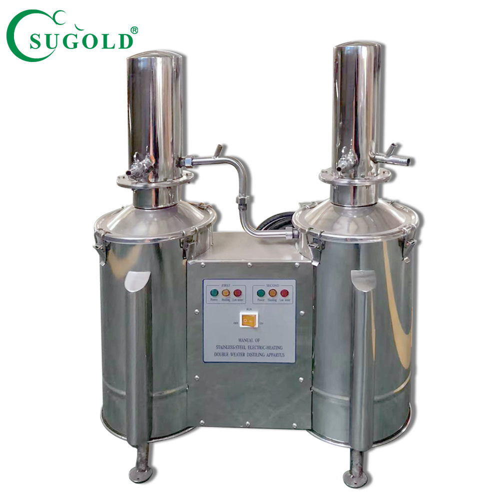 High Quality Stainless Steel Electric Heating Distilled Machine Medical Double Water Distiller