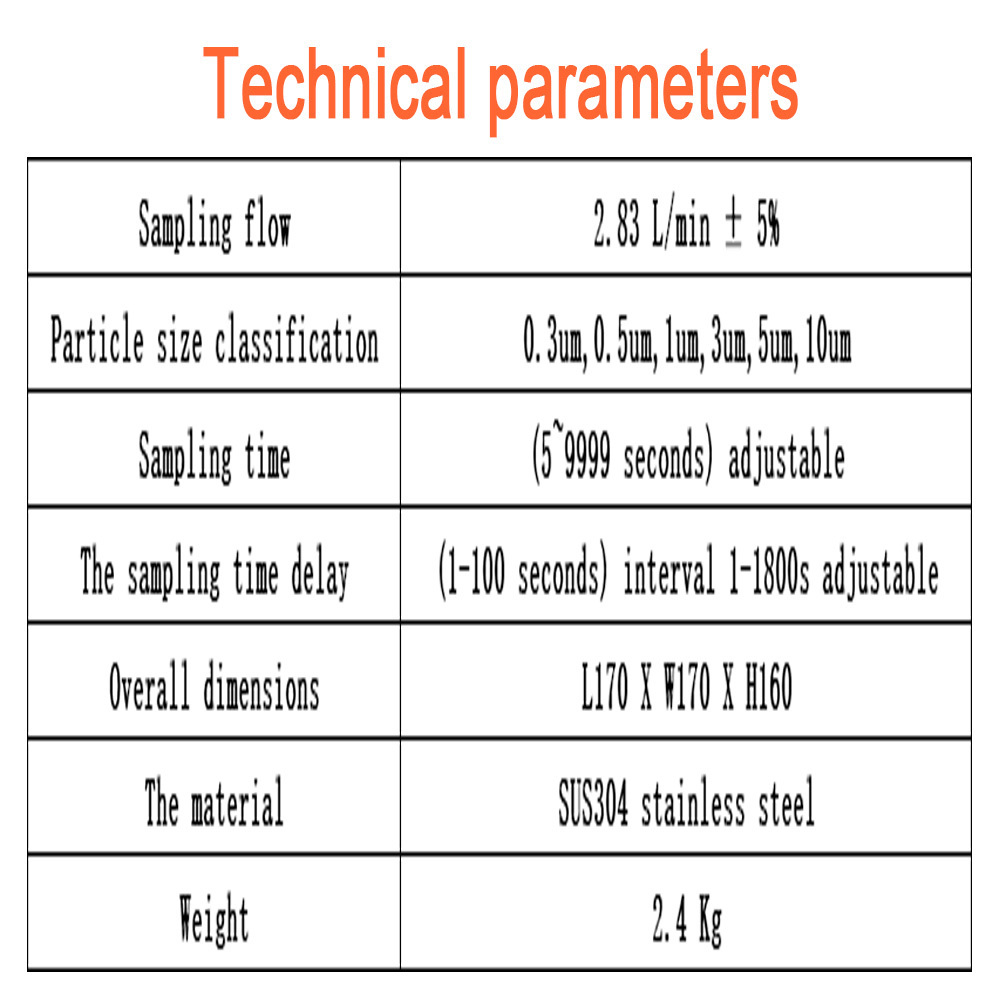 Y09-301LCD (2.83L/min )laser airborne particle counter