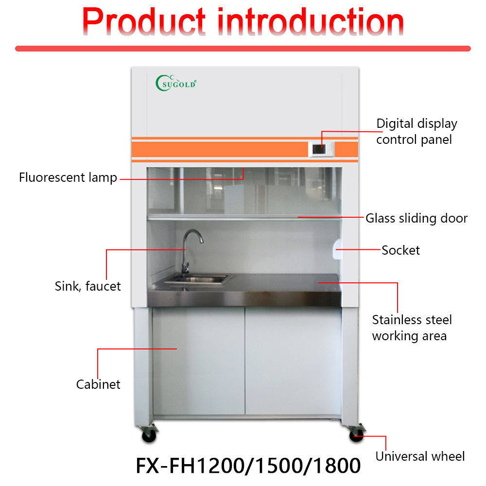 Laboratory chemical fume hood price/fume cupboard