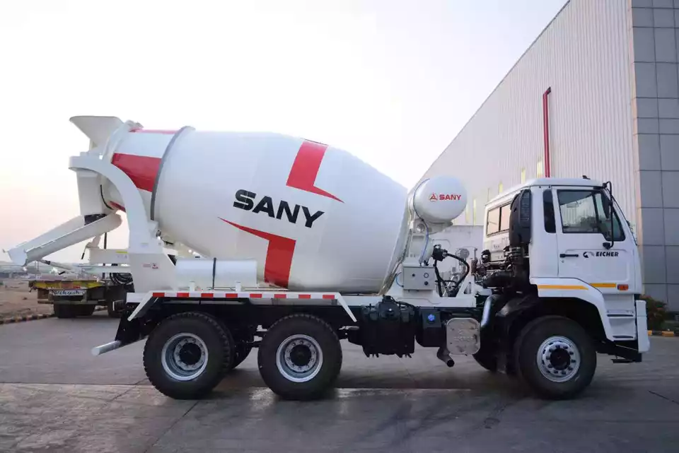 SANY SY412C-8R 12 Cubic Meters Mobile Cement Concrete Truck Mixer