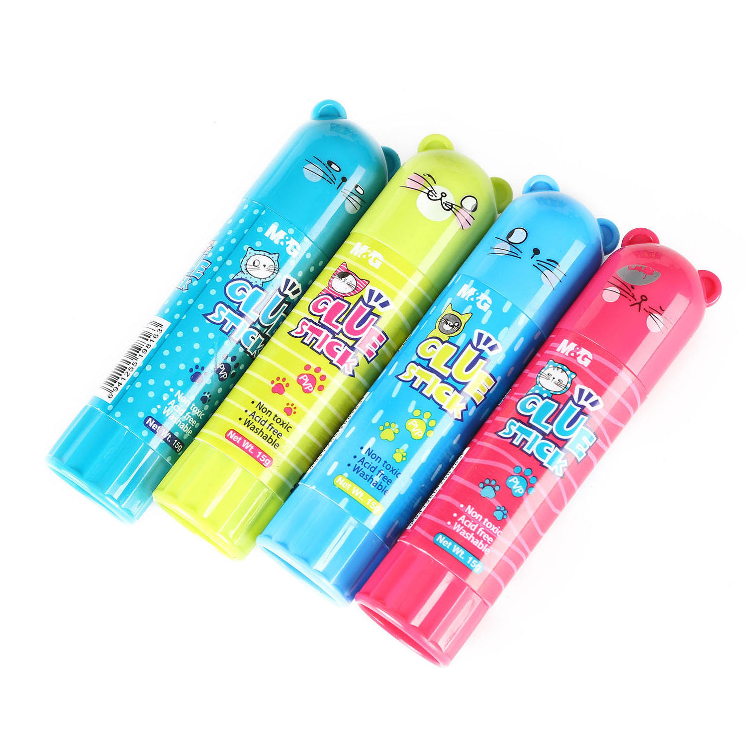 Wholesale SO MANY CATS Cute Kawaii Mini Gluestick Glue Stick Pvp 15g For School Children