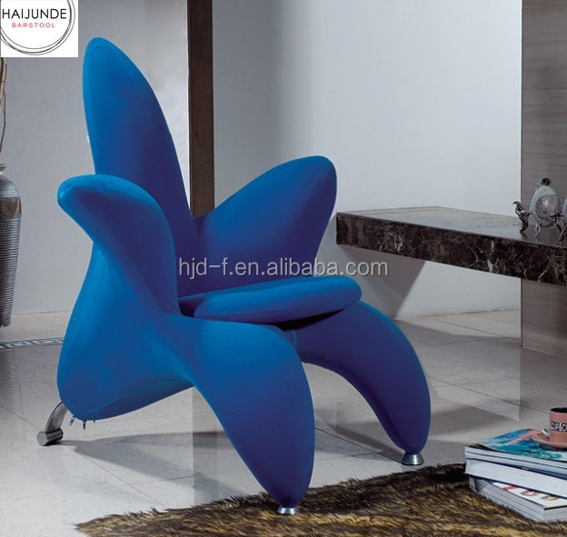 flower shape style chairs fabric flower chair