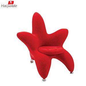 flower shape style chairs fabric flower chair