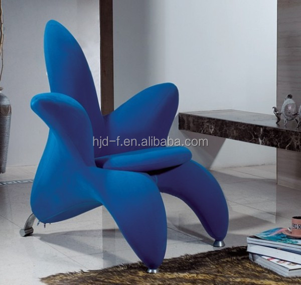 flower shape style chairs fabric flower chair