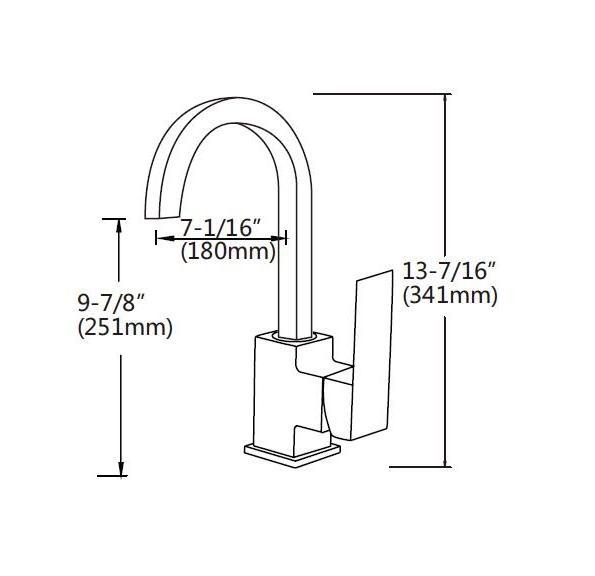 Haijun March Expo Australian Water Mark Square Gooseneck Pull Down Kitchen Mixer Tap Faucet