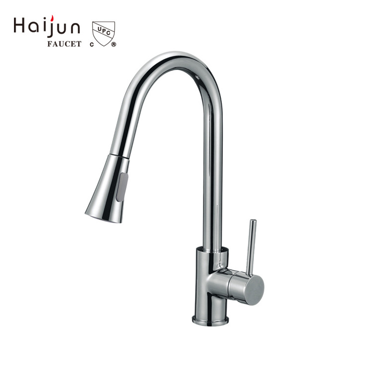 Haijun Industrial Water Sink Single Handle Water Saving Health Kitchen Mixer Tap Faucet