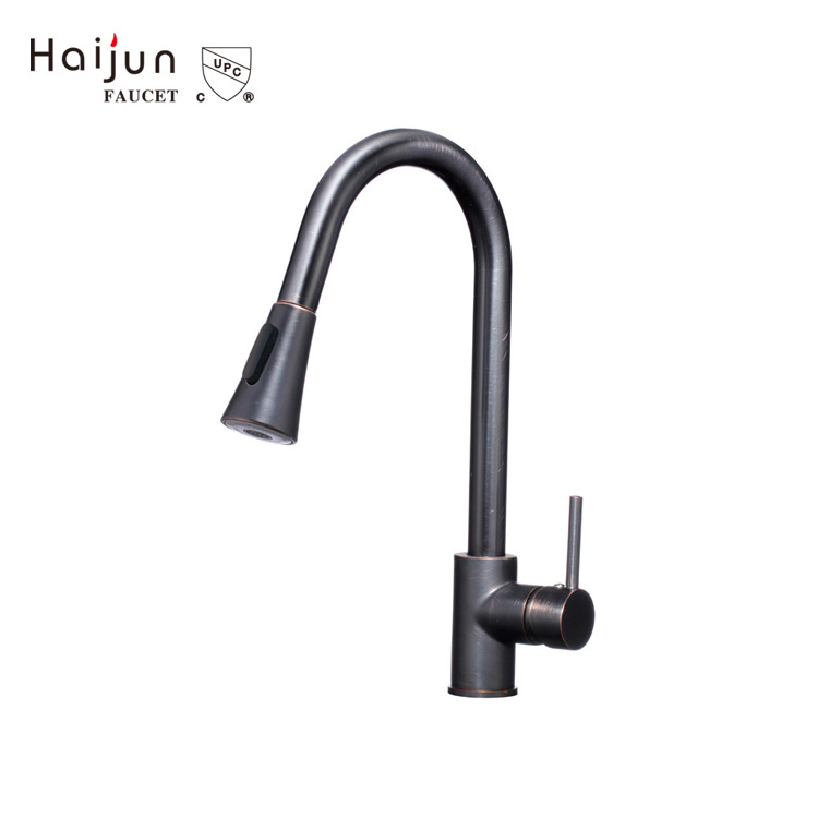 Haijun Industrial Water Sink Single Handle Water Saving Health Kitchen Mixer Tap Faucet