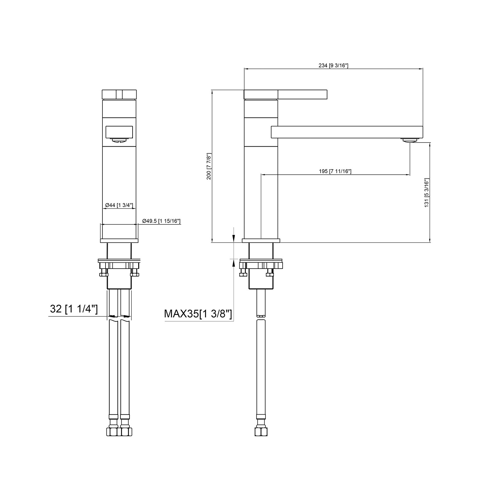 Commercial Basin Mixer Tap Bathwater Mixer Taps Lavatory Faucet Kitchen Faucet Tap Black Modern Contemporary Ceramic Small Drone