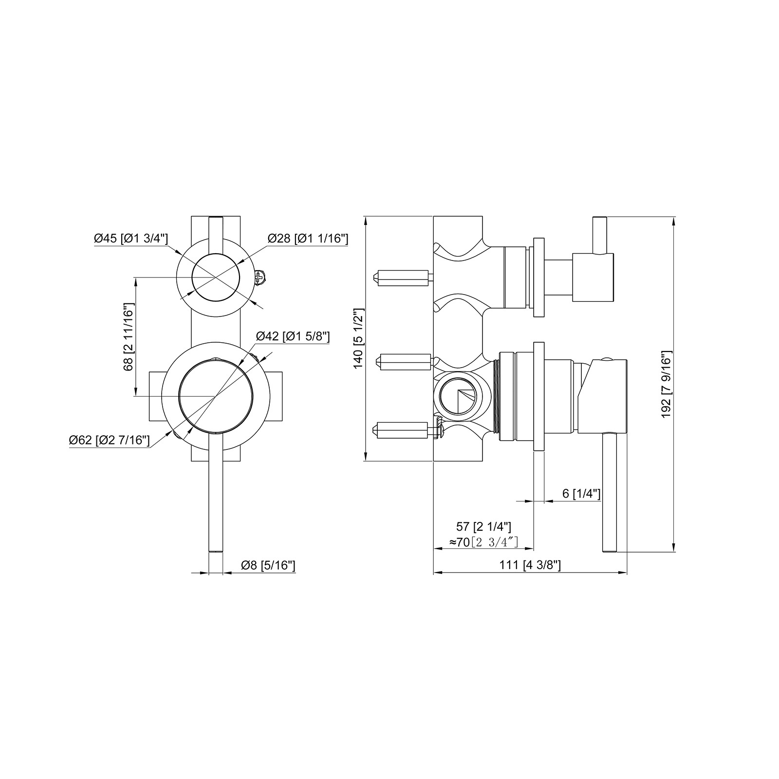 Wall mounted water saving dual function bathroom faucet mixer black shower mixer valve and trim kit for shower system