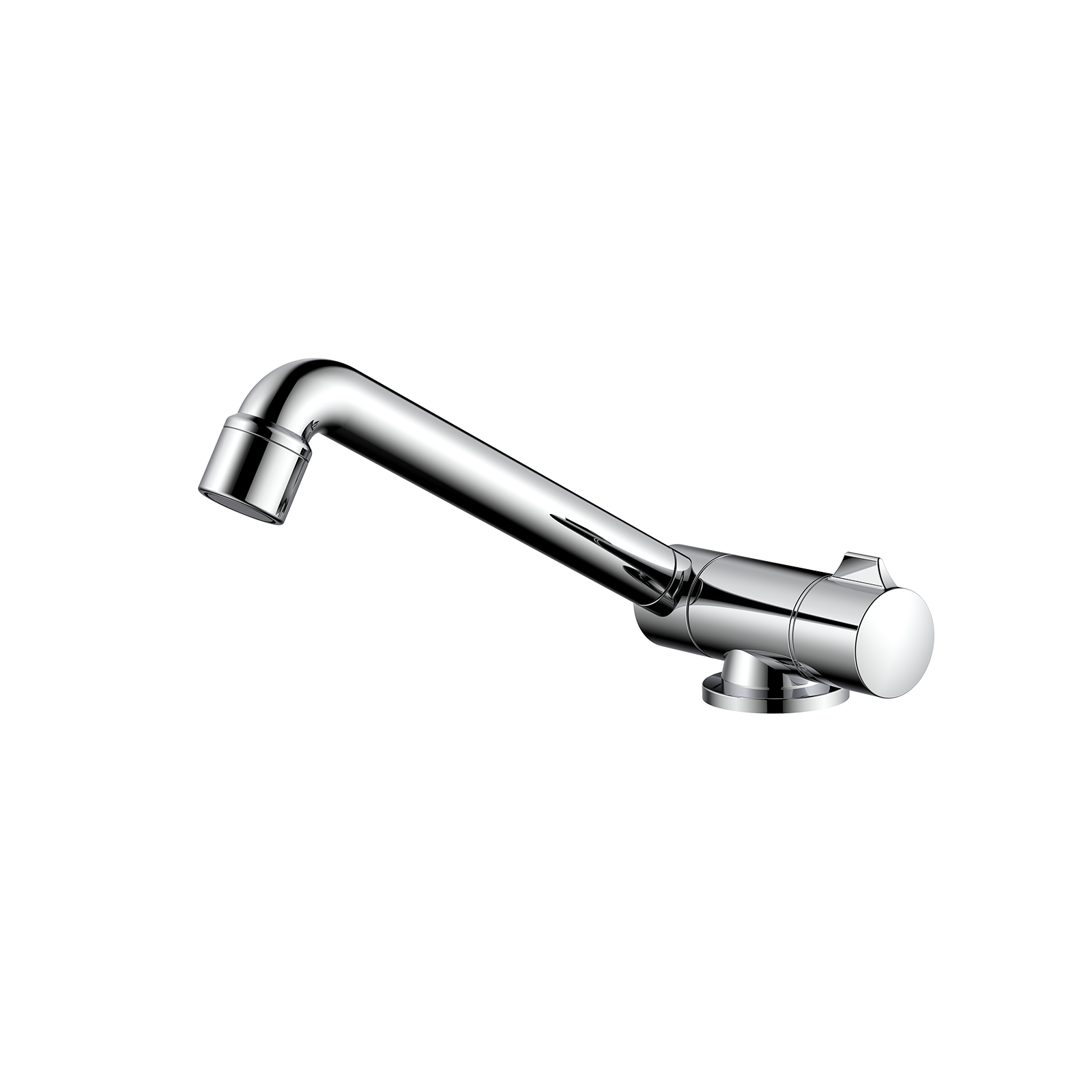 Approved 360 Rotation Cold Hot Water Mixer Taps Compact Folding Kitchen Faucet Tap Chrome Boat RV Caravan Camper Full Brass Side