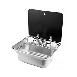 Approved 360 Rotation Cold Hot Water Mixer Taps Compact Folding Kitchen Faucet Tap Chrome Boat RV Caravan Camper Full Brass Side