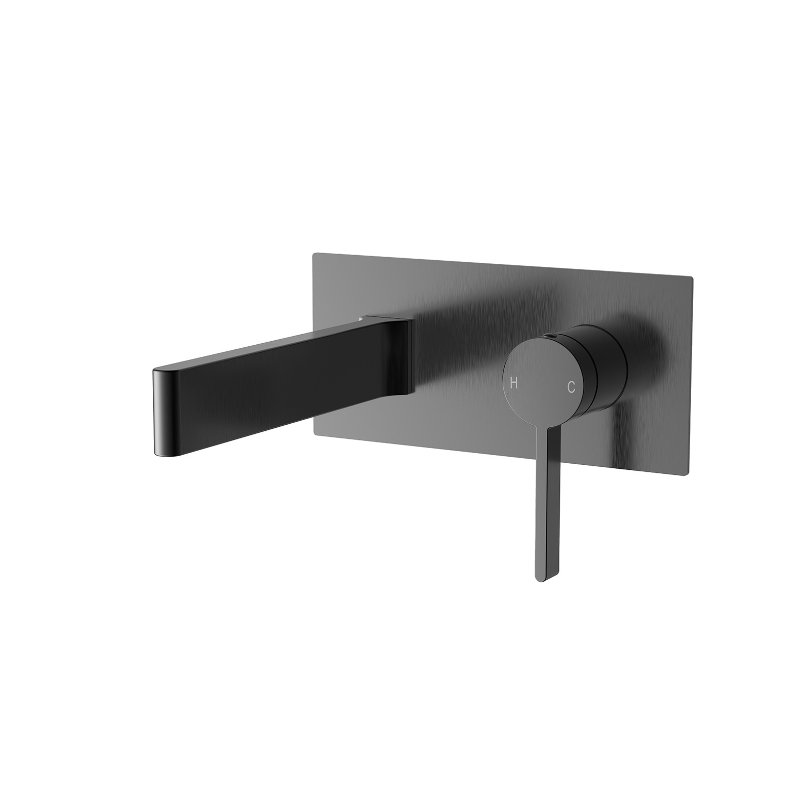 Modern Design Wall Mounted Single Handle Basin Mixer taps Brass Waterfall Bathroom Wash Basin Faucet