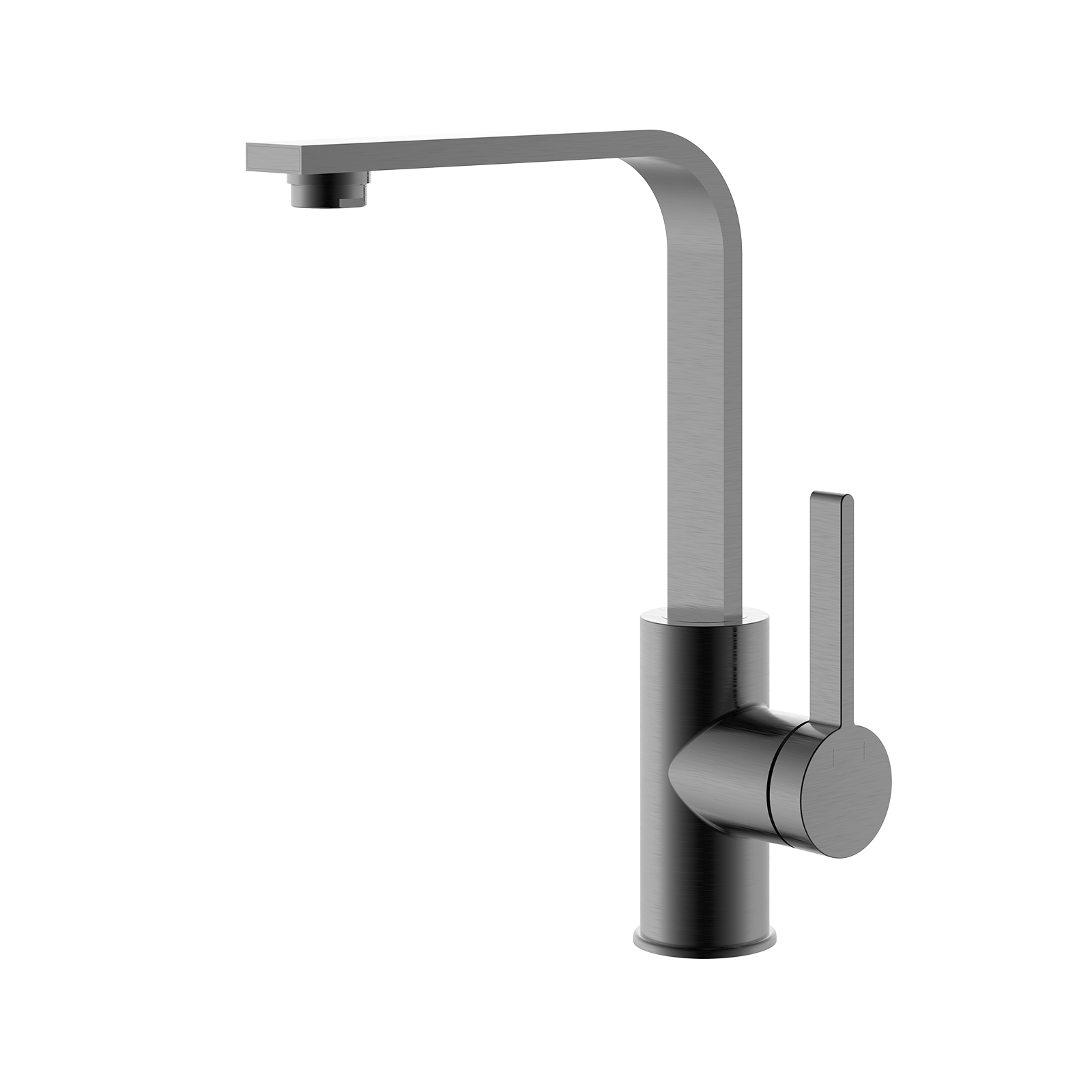 Approved Brushed Nickel Kitchen Faucet Single Hole Kitchen Sink Mixer Tap Stream Sprayer Head Chrome/black Mixer Tap