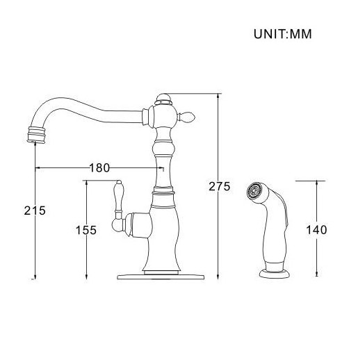 Wholesale Single Handle 5 Years Warranty cUpc Kitchen Faucet Mixer Tap