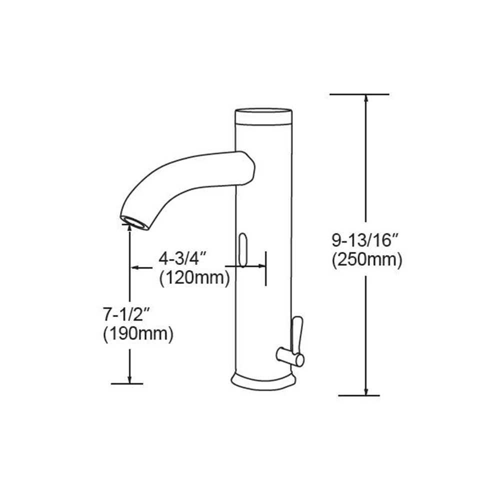 Small Single Advanced and ExquisiteHandle Sensor Water Tap automatic sensor faucet