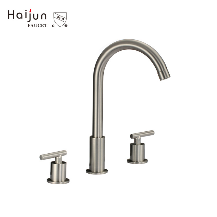 cUpc ISO 9001:2008 Dual Handle Bathtub Brass Faucet Nicoli Widespread Bathroom Faucet Chrome, Bathroom Faucet 3 Hole