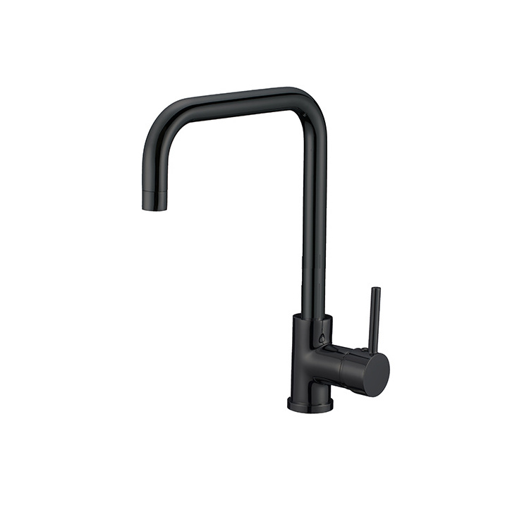 Wholesale Torneira Cozinha Gourmet Goods American Water Saving Health Kitchen Mixer Tap Faucet Modern Contemporary Matt Black