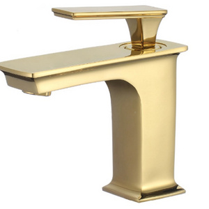 Upc Single Handle Basin Mixer Antique Gold vessel Brass washroom Bathroom Faucet