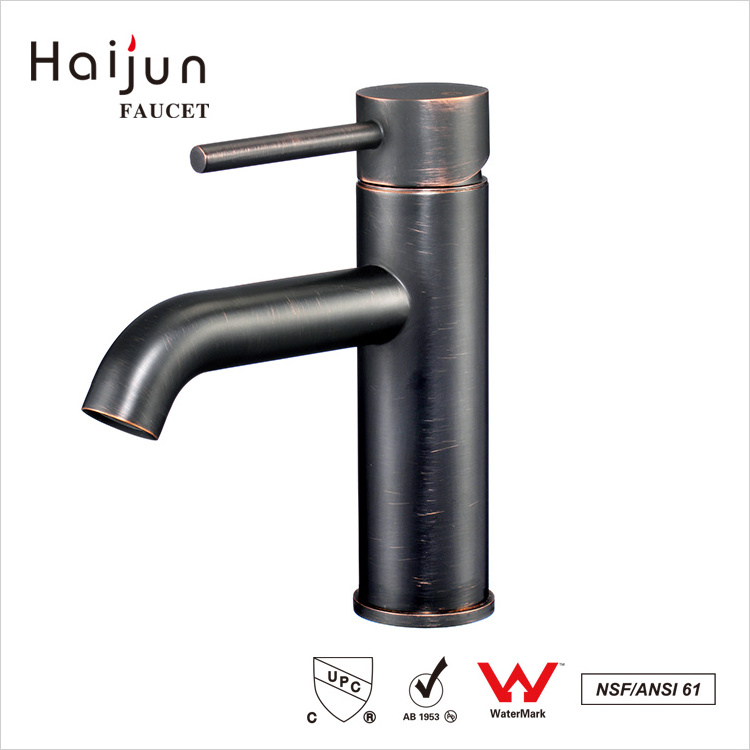 Haijun Wholesale Prices cUpc Single Handle Thermostatic Bathroom Faucet Basin Faucet Cold And Hot Water Mixer Basin Tap