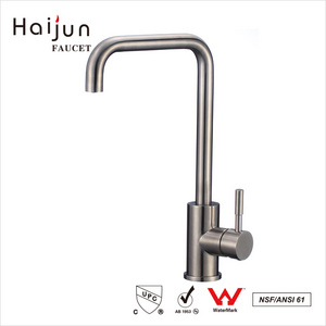 Haijun 2020 Wholesale Direct cUpc Single Handle Stainless Steel Basin Faucet