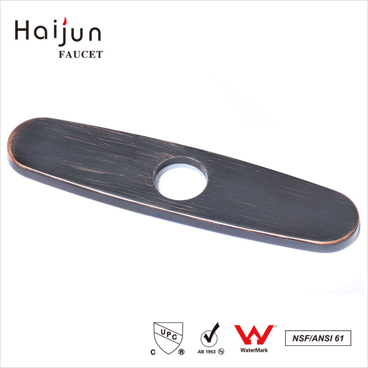 Haijun China Manufacturer Bathroom Water Sink Hole Cover Faucet Deck Plate