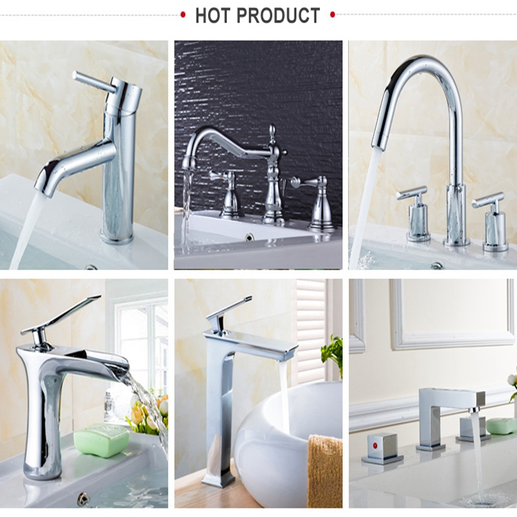 Haijun 2019 Cheap Price Multi In The Wall Sink Types Of Water Gold Basin Mixer Tap Faucet