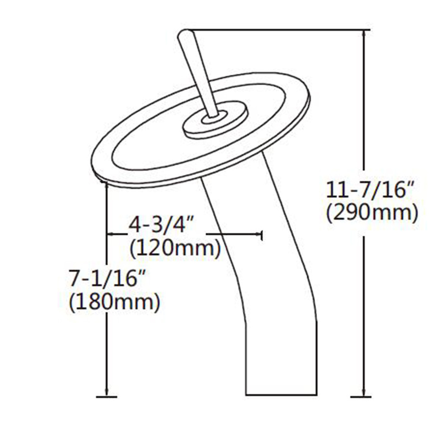 Haijun Torneira Cascata Top Quality Single Hole Tall Glass Sanitary Ware Basin Mixer Tap Faucet