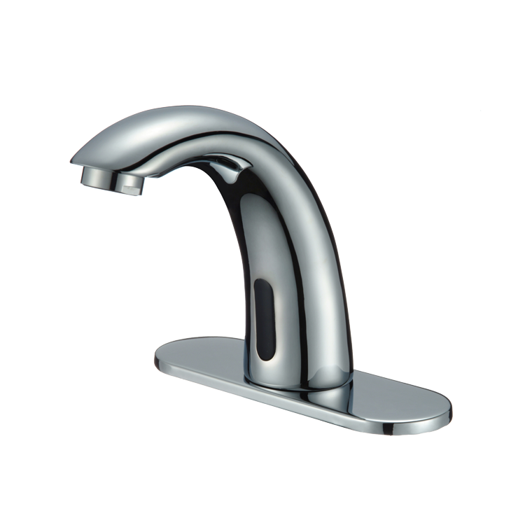 Deck Mounted Touch Electronic Auto Sensor Bathroom Faucet