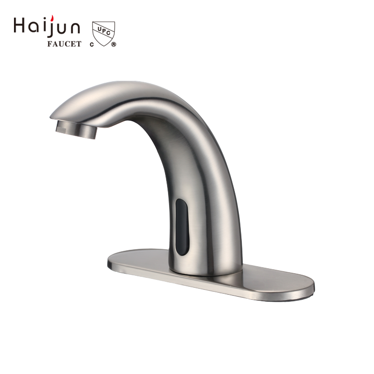 Deck Mounted Touch Electronic Auto Sensor Bathroom Faucet