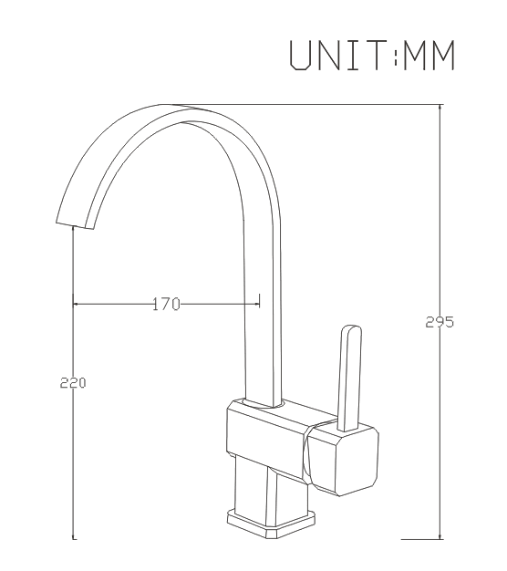 Haijun Wholesale Pull Down Gooseneck Single Handle Kitchen Mixer Tap Faucet