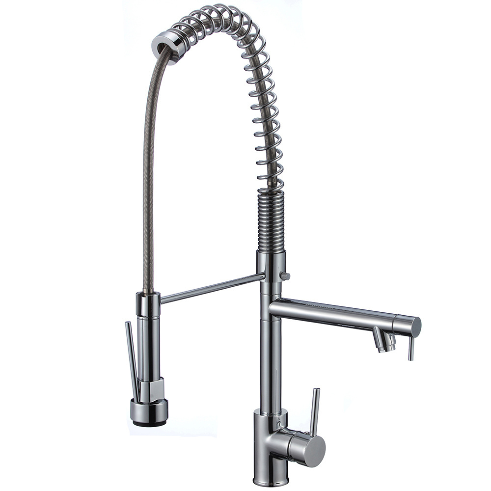 Haijun Hot Selling Watermark Modern Pull Down Brass Kitchen Sink Faucet