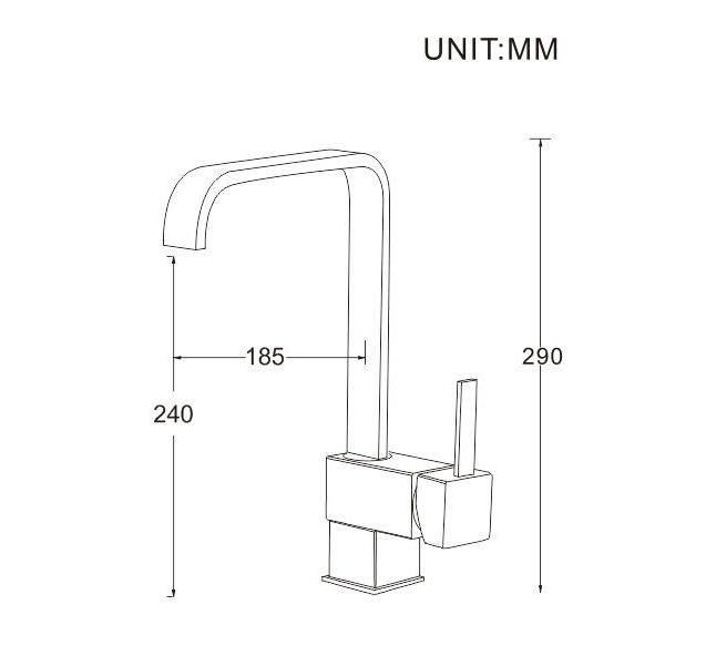 Haijun Hot Selling Watermark Modern Pull Down Brass Kitchen Sink Faucet