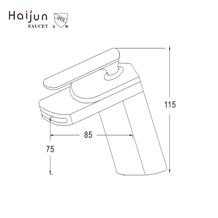 Haijun Top Quality NSF Bathroom Saving Water Brass Basin Faucet