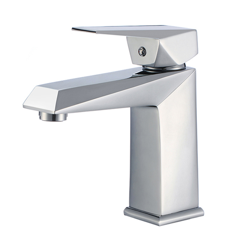 Bathroom Black Brass Square Design Wash Hand Basin Water Tap Manufacturer mixer sinks face bathroom wash basin faucet