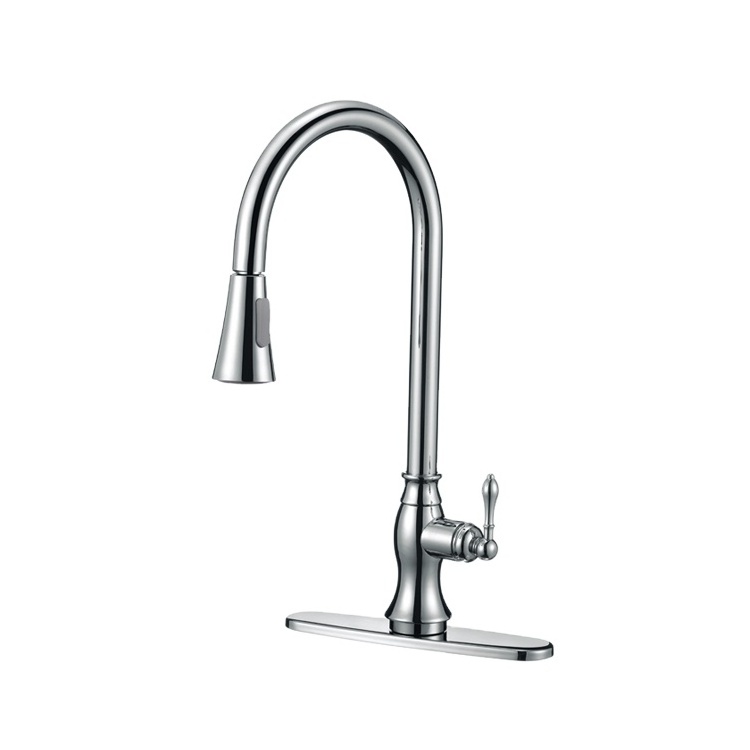 Haijun Upc Warranty 360 degree swivel adjustable pull out kitchen sink water faucet spray head