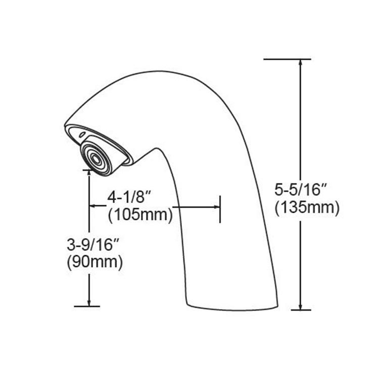 Small Single Advanced and ExquisiteHandle Sensor Water Tap automatic sensor faucet