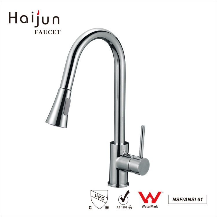 Haijun Fashion Design Upc Warranty Flexible Hose Water Sink Mixer Faucet Tap For Kitchen