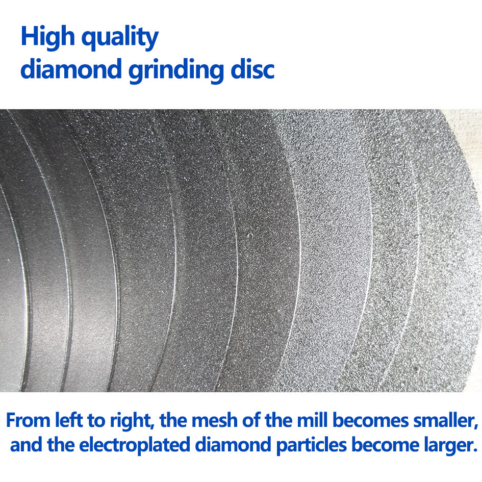 Diamond grinding disc 7 inch 180mm 25mm Arbor Hole,Water mill diamond lapidary crystal gem jade carved ceramic glass