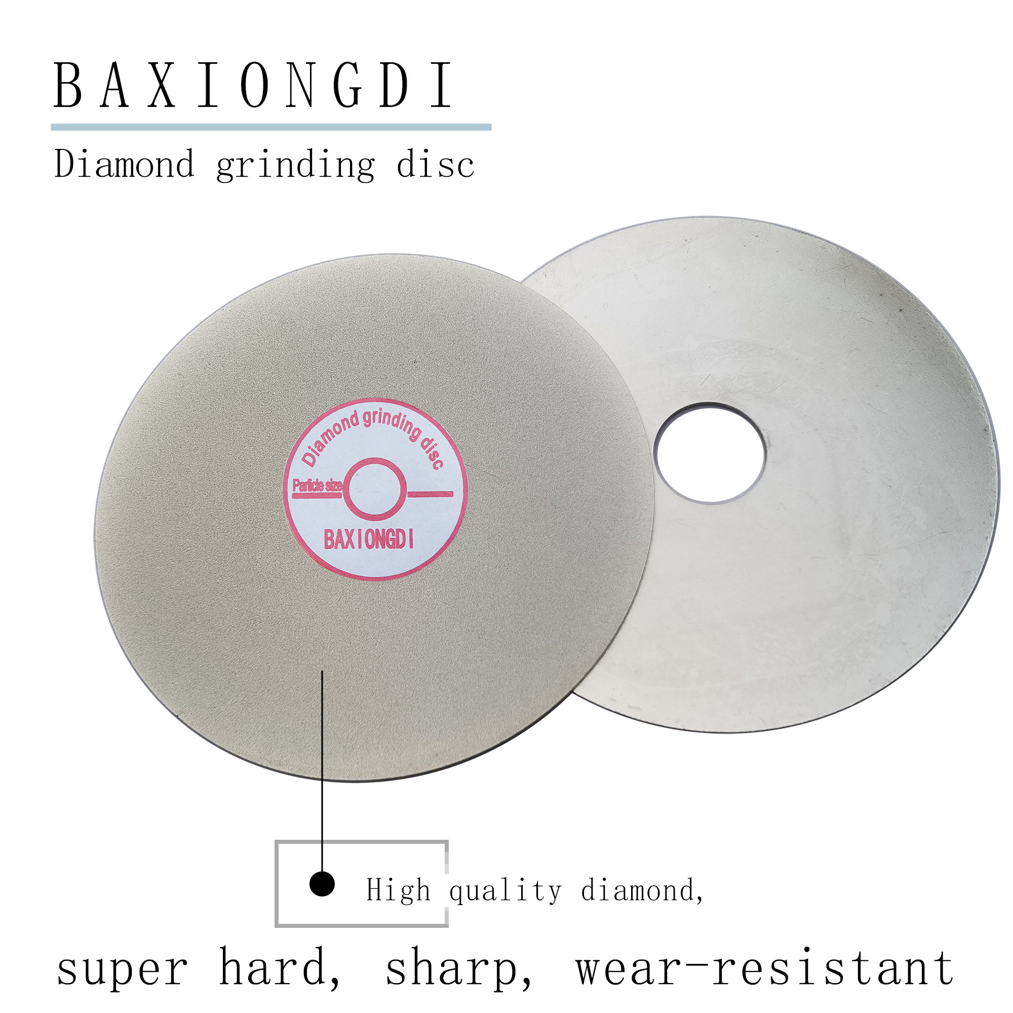 Diamond grinding disc 7 inch 180mm 25mm Arbor Hole,Water mill diamond lapidary crystal gem jade carved ceramic glass