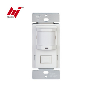 Single Pole Passive Infrared Wall Switch Occupancy Motion Sensor with UL