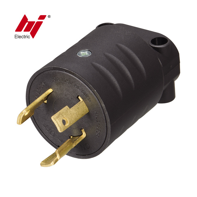 High Performance UL Standard 3 Pin Generator Twist Lock Electric Nema L5-30 Plug