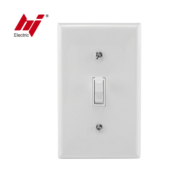 15A 120V/277V 3 Way Toggle Light Switch 1 Gang Wall Switch