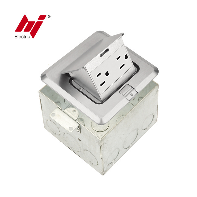 Multifunctional Pop Up Floor Socket Hidden Floor Power Outlet