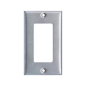 Home Electrical Outlet Cover Rocker /Decorator/GFCI Wall Switches Stainless Steel Cover Plate