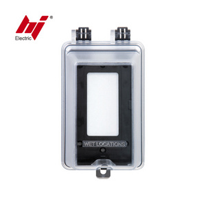 1-Gang Electrical Weatherproof Plastic Outlet Box Cover