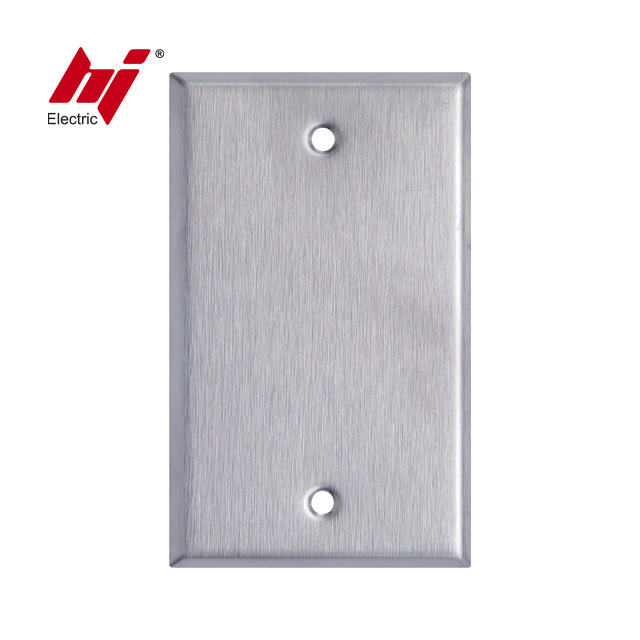 Blank Light Switch Wall Plate Size 3-Gang Metal Stainless Steel Cover Plate