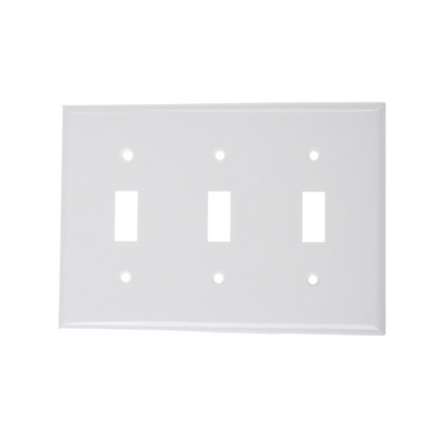 High Quality Safety 3 Gang PC Wall Toggle Switch Plate Cover