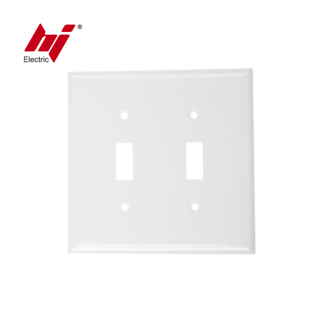 High Quality American Plastic Wall Plate  5 Gang Toggle Switch Cover UL approved