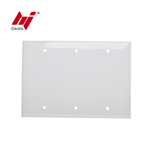 UL Listed American Wallplate Wall Switch Outlet Blank Plastic Wall Cover